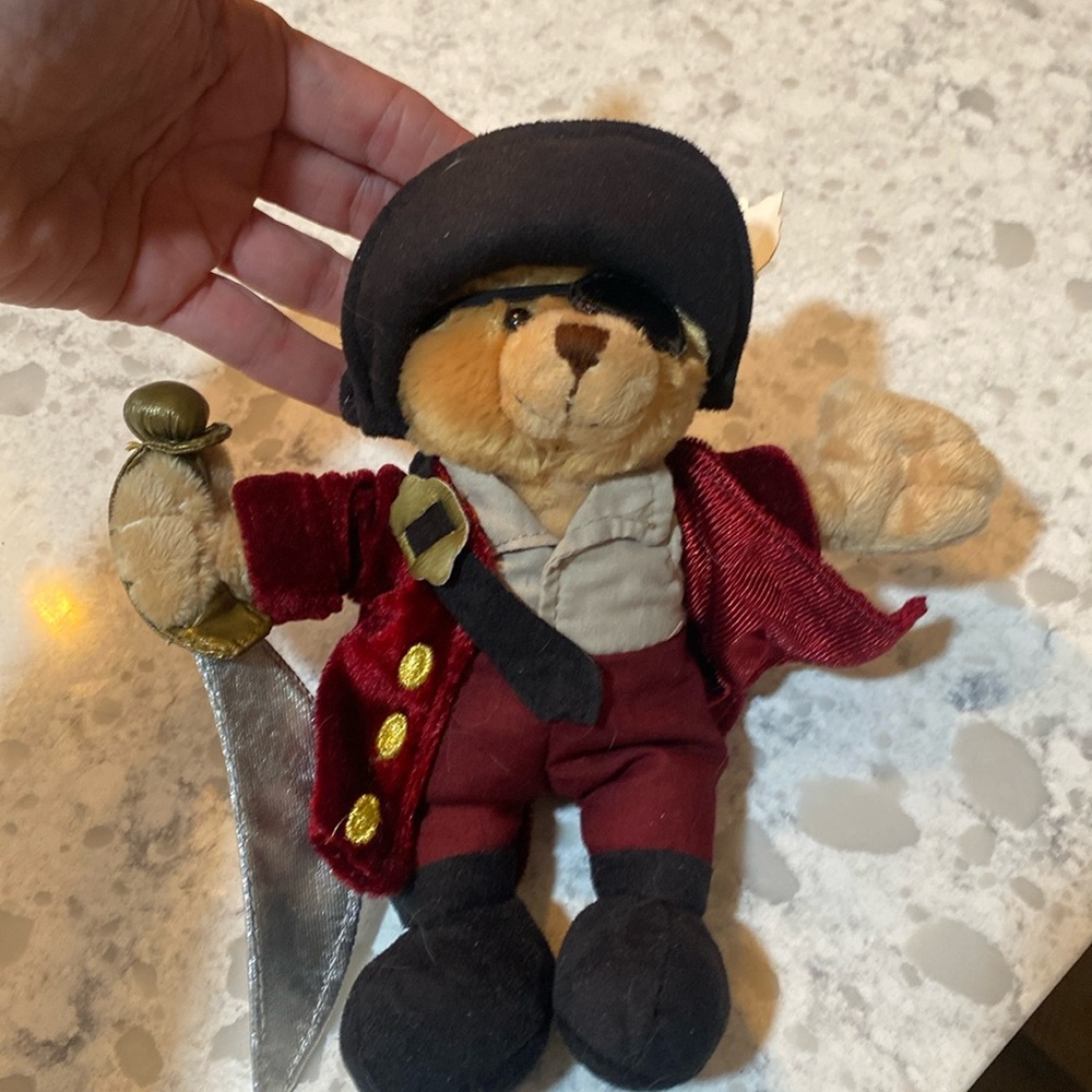 Kuddable kakes Pirate Teddy bear NWT